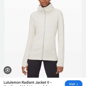 Lululemon Athletica Cream Utility Jacket